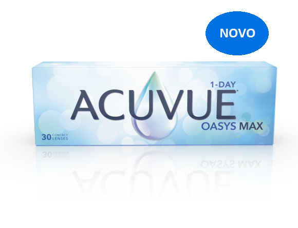 ACUVUE® OASYS MAX 1-Day sa TearStable™ Tehnologijom i OptiBlue™ svjetlosnim filterom